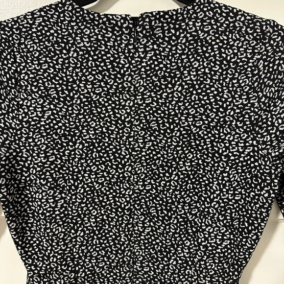 Black and white polka dot, Banana Republic Dress, mid-length, Size 0, $45. - Picture 4 of 4